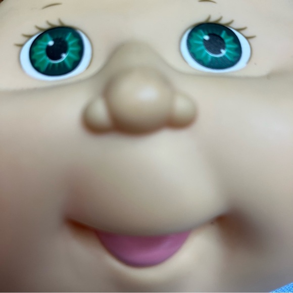 Vintage Cabbage kids patch doll first edition 1990 hasbro blonde hair green eyes - Picture 6 of 6